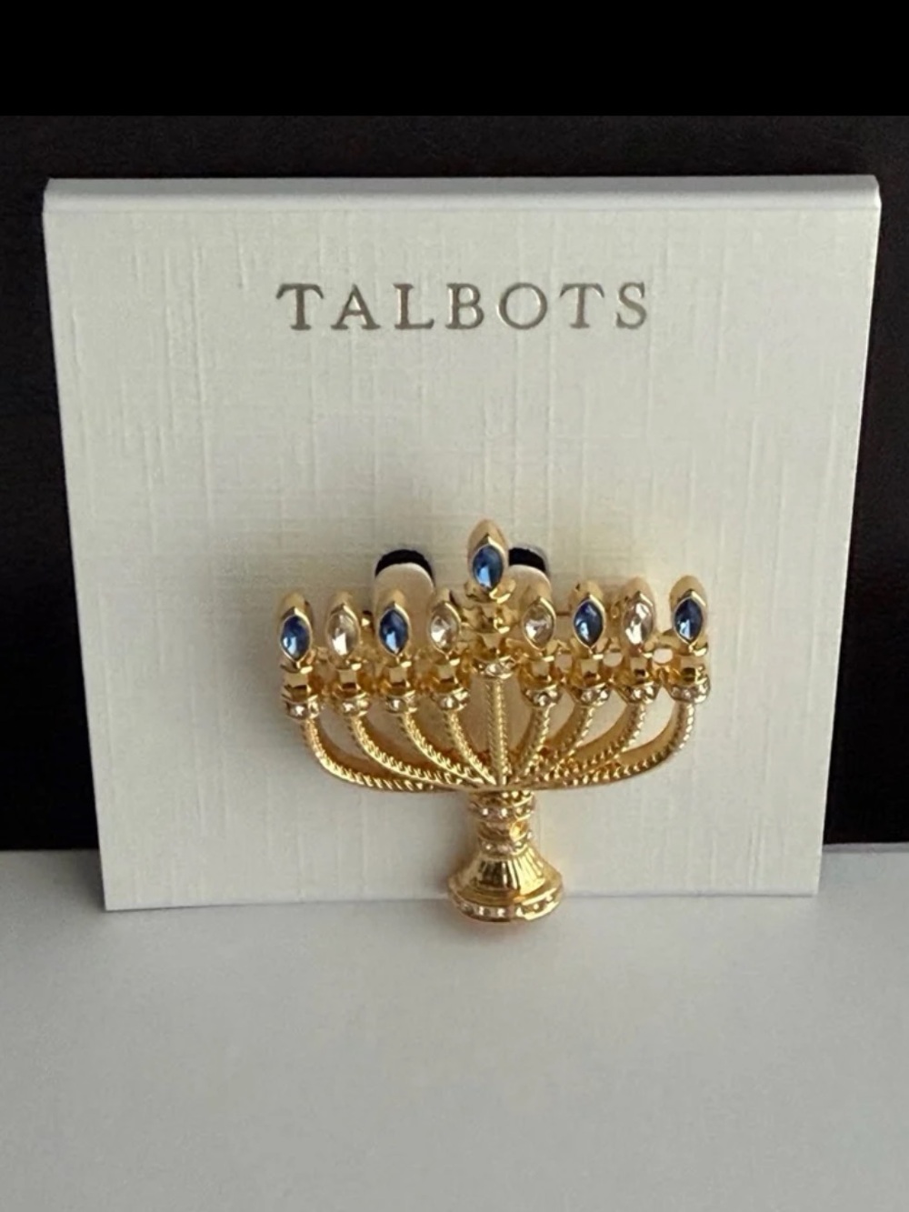 Talbots Menorah Brooch - Picture 8 of 10